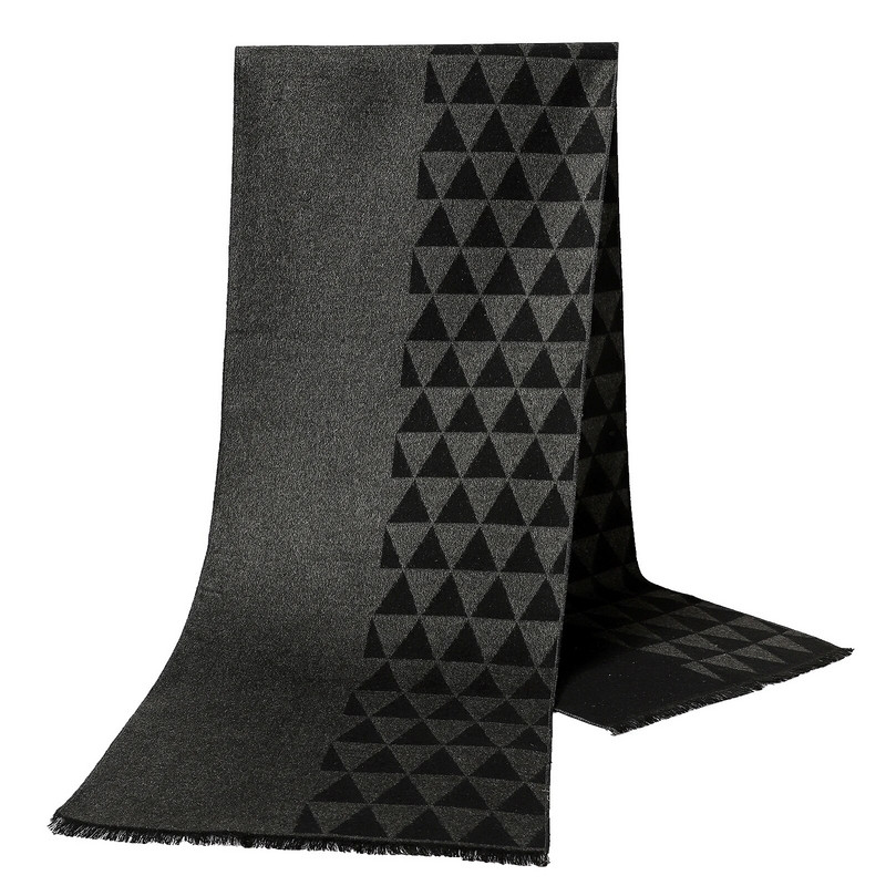 2023. Klasični karirani muški šalovi Jesenska moda Kašmirski dugi šal Zimski pašmina Debeli topli šal Muški poslovni omoti Šalovi