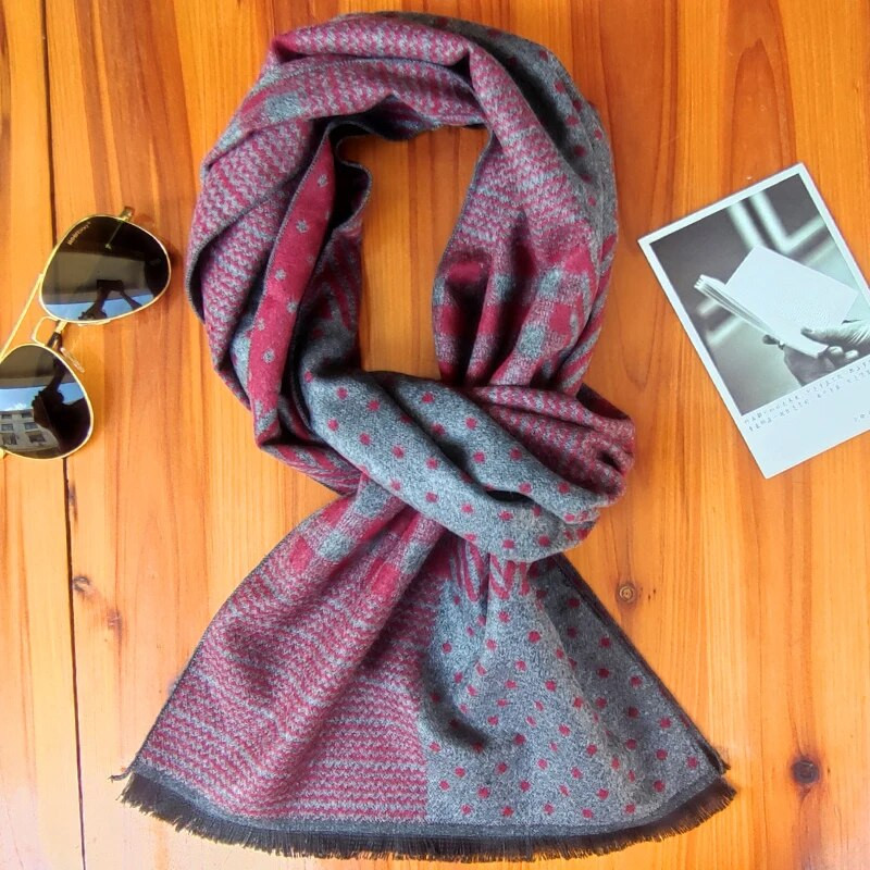 2023. gada klasisks rudens un ziemas silts rūtains vīrietis šalle Kašmira vilnas Panamas mīksta svītraina gara šalle, augstas kvalitātes 40 krāsu