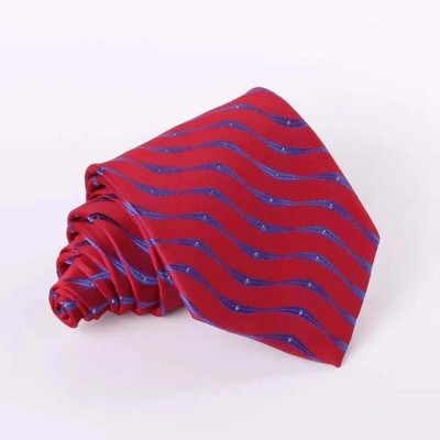 Üzleti nyakkendő Work Professzionális esküvői vőlegény diák nyakkendő fekete 8 cm csíkos férfi nyakkendő