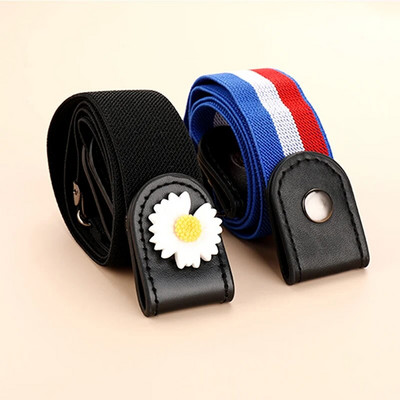 Sieviešu jostas bez sprādzes jostasvietas Džinsi Bikses bez sprādzes, elastīga jostasvieta Sieviešu josta Neredzama josta DropShipping