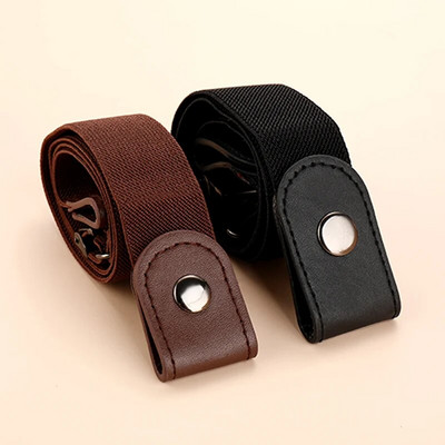 Sieviešu jostas bez sprādzes jostasvietas Džinsi Bikses bez sprādzes, elastīga jostasvieta Sieviešu josta Neredzama josta DropShipping