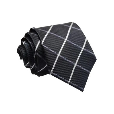 Klasiska vīriešu kaklasaite, austas žakarda kaklasaites