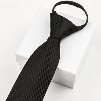 Γραβάτα με φερμουάρ 8cm Ανδρική επίσημη επαγγελματική γραβάτα Κόκκινη Μαύρη Φοιτητική Επαγγελματική Γάμος Γραβάτα Νυμφίου