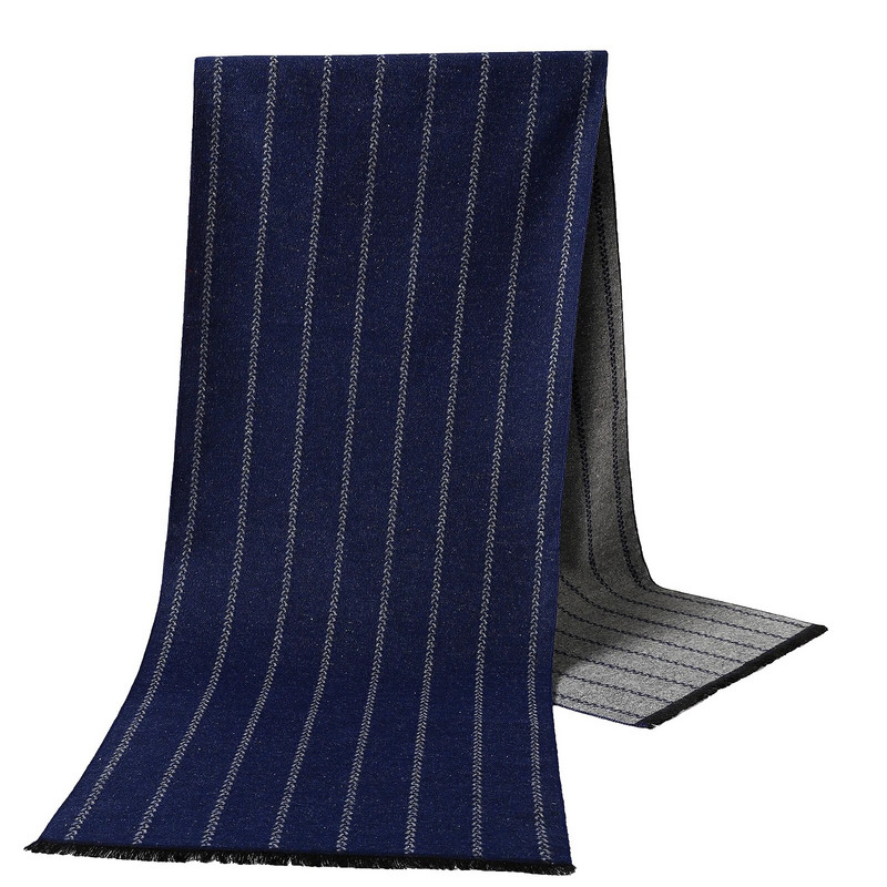 Muški poslovni omoti šalovi jesenska moda dugi šal od kašmira zima pašmina debeli topli šal 2023 klasični karirani muški šalovi