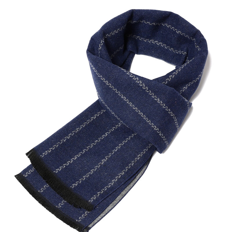 Muški poslovni omoti šalovi jesenska moda dugi šal od kašmira zima pašmina debeli topli šal 2023 klasični karirani muški šalovi