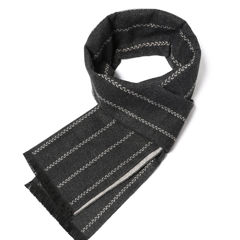 Muški poslovni omoti šalovi jesenska moda dugi šal od kašmira zima pašmina debeli topli šal 2023 klasični karirani muški šalovi