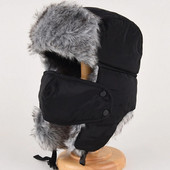 Zimske tople deblje Bomber kape Žene Muškarci Zaštita za uši Krznena kapa Trapper Ruska kapa Skijanje na otvorenom Vjetrootporna naušnica Lei Feng kape