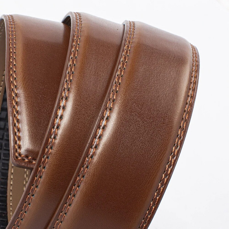 DOOPAI muški kožni remen u više boja automatski dostupni remeni za slobodno vrijeme Modni remeni s čegrtaljkom za muškarce Pojas za hlače