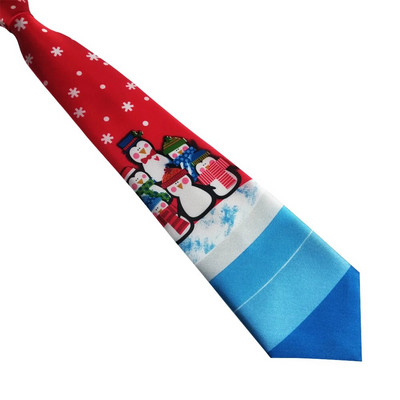 EASTEPIC Muške kravate Lagane tanke božićne kravate za muškarce Dječje igračke Blagdanska zabava Djed Božićnjak Božićno drvce Pahuljica Snjegović