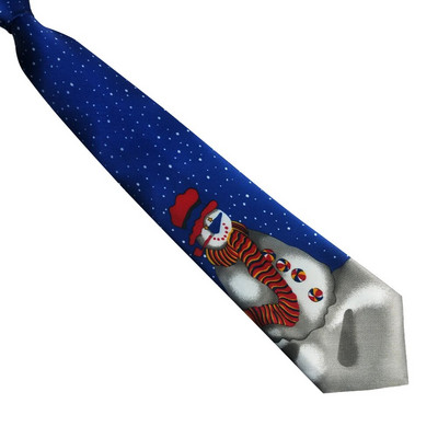 EASTEPIC Muške kravate Lagane tanke božićne kravate za muškarce Dječje igračke Blagdanska zabava Djed Božićnjak Božićno drvce Pahuljica Snjegović