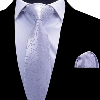 Ricnais cvjetni set kravata za muškarce Plava srebrna kravata i rupčić Vino crvena kravata Muška Corbatas Hombre vjenčana kravata s džepnim kvadratom