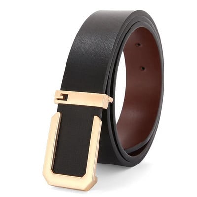 Pánske opasky z pravej kože, módny dizajnérsky opasok, luxusný ležérny značkový opasok s vysokým pásom, vysoko kvalitný opasok pre mužov, popruh HQ239