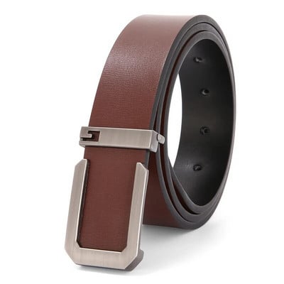 Pánske opasky z pravej kože, módny dizajnérsky opasok, luxusný ležérny značkový opasok s vysokým pásom, vysoko kvalitný opasok pre mužov, popruh HQ239