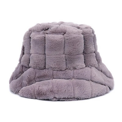 2023 Jednobojni podebljani šeširi Ženske jesenske zimske lepršave tople panamske kape s vjetrom otpornim na vjetar Ženske