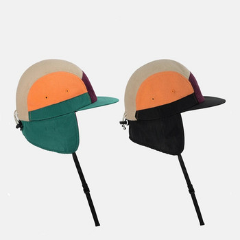 2023 Нови плюшени зимни шапки от полар за мъже, жени Топла бейзболна шапка със защита на ушите Czapka Zimowa Руска ушанка 56-58 см