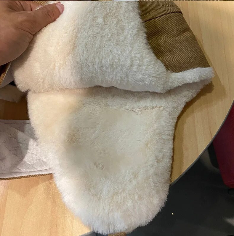 Pilot Bomber Cepure unisex vēja un aukstas ziemas kokvilnas cepure Ausu aizsardzība un samta ausu aizsargi riteņbraukšanas slēpošanas cepure