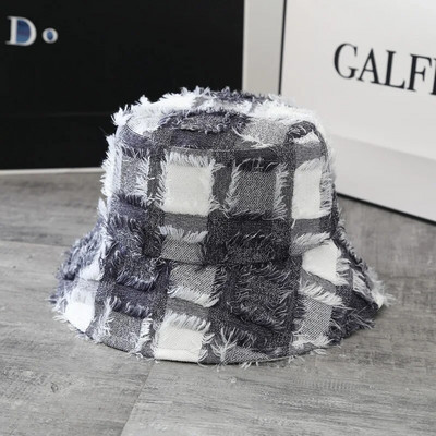 Novi ribarski šešir Vintage Denim Bucket šeširi Muški Ženski isprani pamučni panama šešir Modni hip hop Gorros bob šešir