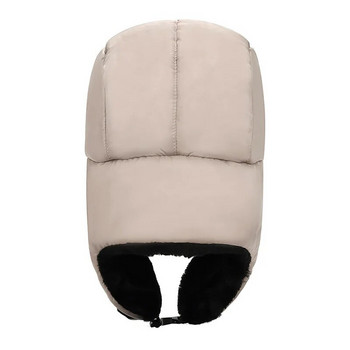 Winter Warm Cold Thickening Velvet Trapper Hat Ανδρικά Γυναικεία Προστασία αυτιών μύτης εξωτερικού χώρου Βαμβακερό καπέλο Bomber Λούτρινη αντιανεμική μάσκα