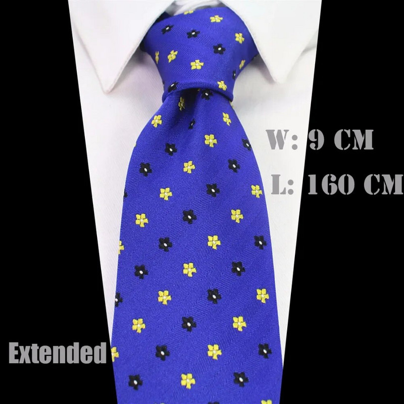 Ricnais 9 cm široke kravate za muškarce, cvjetni paisley velike veličine, muške svilene kravate, svečane haljine, odijelo, luksuzna kravata za vjenčanje