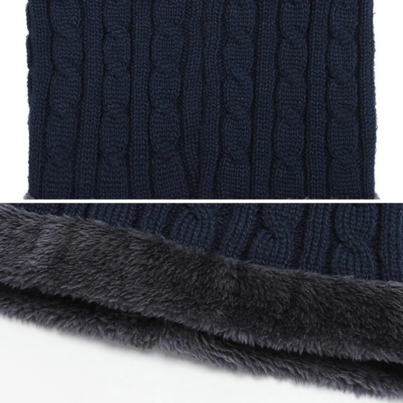 Férfi egyszínű puha kötött gyűrű hurkos gallér sál téli vastag plüss gyapjú előke Férfi meleg snood rövid sálak kör nyakkendő