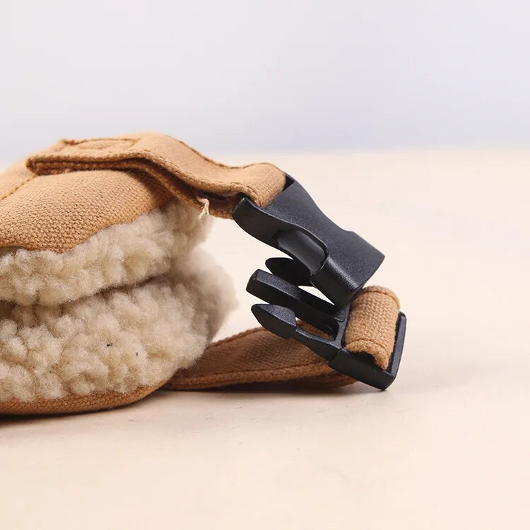 Meleg bombázósapkák fülvédős orosz sapka férfi női fülvédő téli sapka szélálló kerékpározás síelés téli hókalap