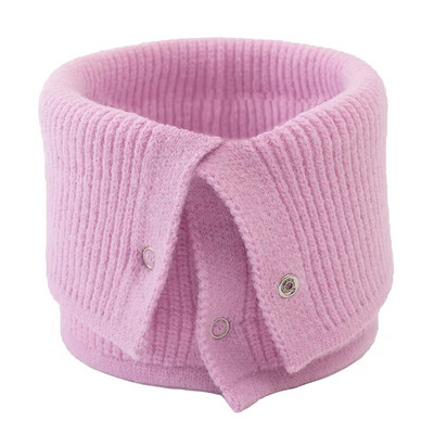 Novo modno dugme Unisex jednobojni topli prsten pleteni šal muška traka za glavu ovratnik bandana plus baršun