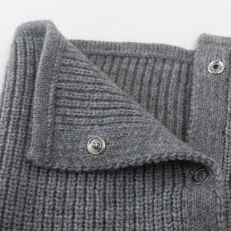 Novo modno dugme Unisex jednobojni topli prsten pleteni šal muška traka za glavu ovratnik bandana plus baršun