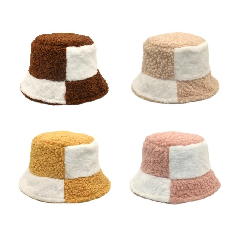 Sieviešu silta mākslīgās kažokādas izlietnes cepure Rudens ziema Sieviešu mode Ikdienišķa ballīte Cepure sabiezināta