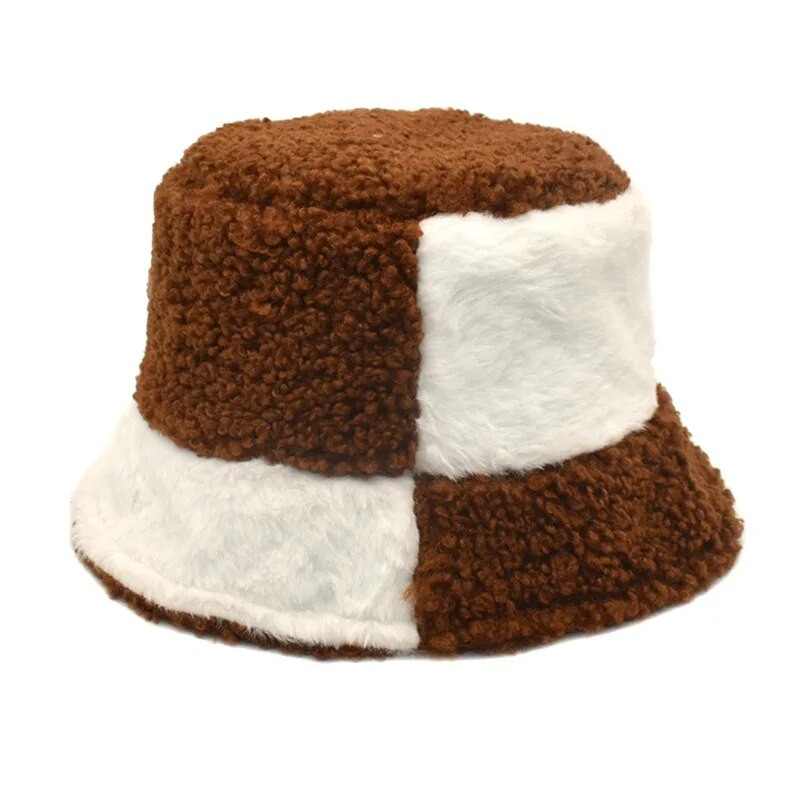 Sieviešu silta mākslīgās kažokādas izlietnes cepure Rudens ziema Sieviešu mode Ikdienišķa ballīte Cepure sabiezināta