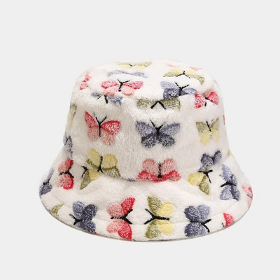 2022-es téli kalapok női világító műszőrme bolyhos kültéri meleg napsapka puha szőrös halászsapka lány divat panama