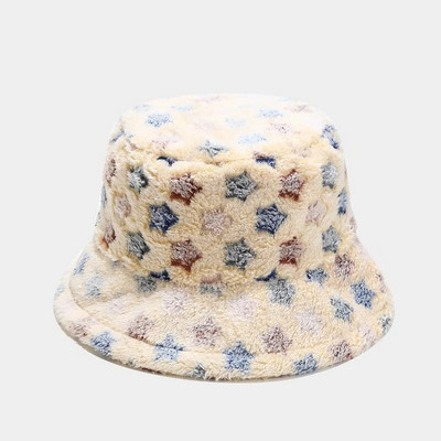 2022-es téli kalapok női világító műszőrme bolyhos kültéri meleg napsapka puha szőrös halászsapka lány divat panama