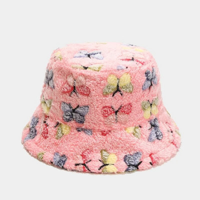 2022-es téli kalapok női világító műszőrme bolyhos kültéri meleg napsapka puha szőrös halászsapka lány divat panama