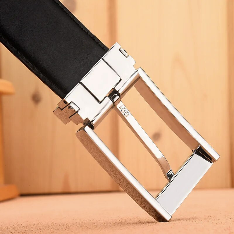 Vīriešu Cowskin Ādas Jostas Vīriešiem Džinsi Plaida Siksna Augstas kvalitātes Luksusa Piesprādze Vīriešu Īstas Ādas Klasiska jostas josta