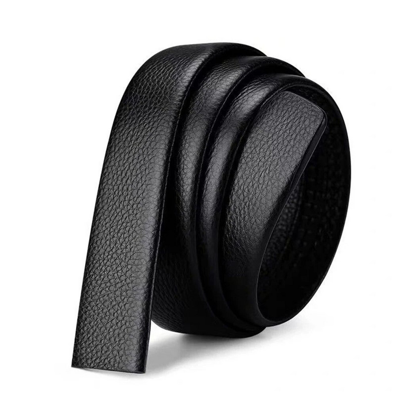 1 tk Lichee mustriga meeste automaatsed pandlaga rihmad, pandlaga rihmad Meeste kvaliteetne rihm Meeste nahast rihmaga teksad 3,5 cm rihmad