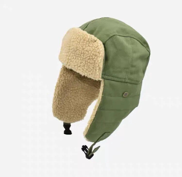 Rudens un ziemas vīriešu un sieviešu āra silta Lei Feng cepure Izjādes ausu aizsargcepure Aukstumizturīga pulovera cepure, biezināta cepure
