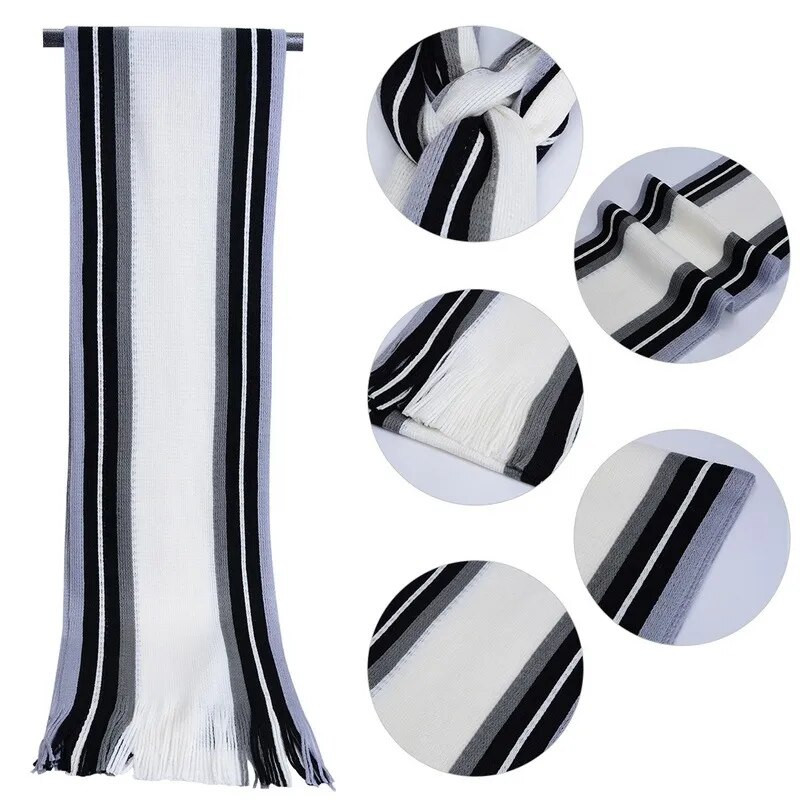 Vrući modni dizajnerski muški šal Zimski klasični kašmir Topli mekani prugasti šal s resama Šal s resicama Omotač Grijalica za vrat