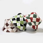 Műszőrme vödörsapka női férfi bolyhos színes nyomtatás nyakkendőfesték plüss bársony halász téli sapka meleg Bob Panama 2022 luxus