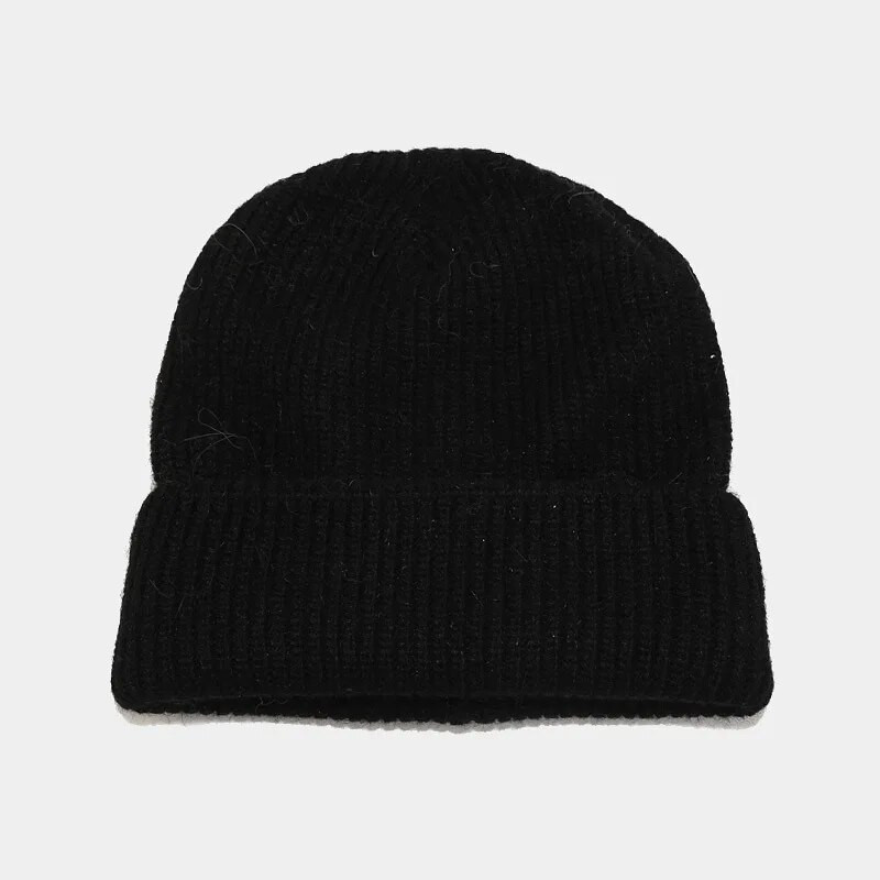 2022. gada truša unisex sievietes ziemas cepure, adīta vienkrāsainas rudens pupiņas, sievietes, vīrieši, siltas truša kažokādas, sievietes