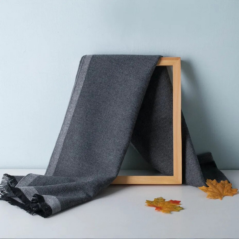 Dropshipping luksuzni brend Zimski muški šal Geometrijski dizajn Muškarci Žene Šalovi od kašmira Marame oko vrata Modni mekani topli šalovi