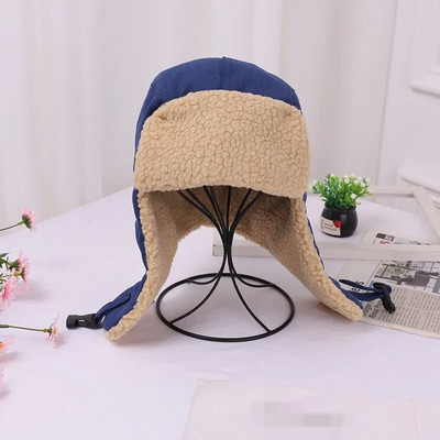 Muškarci Ženska kapa za zaštitu ušiju Trapper Bomber Warm Trooper naušnice Zimska skijaška kapa Čvrsta pahuljasta kapa od umjetnog krzna Kape s šeširom