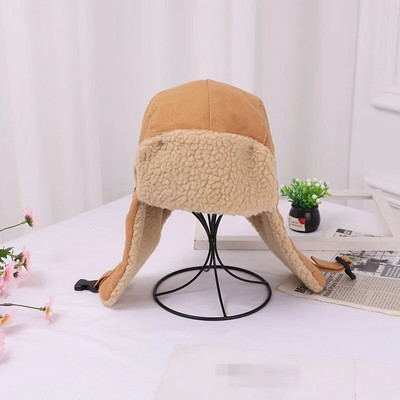 Muškarci Ženska kapa za zaštitu ušiju Trapper Bomber Warm Trooper naušnice Zimska skijaška kapa Čvrsta pahuljasta kapa od umjetnog krzna Kape s šeširom