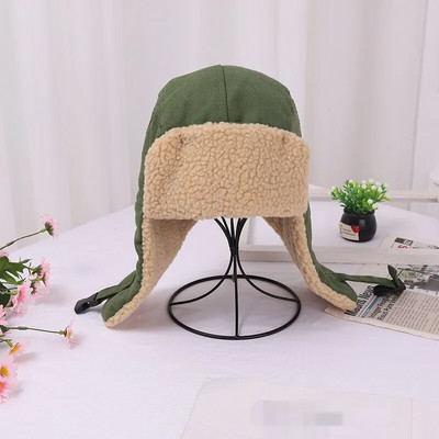 Muškarci Ženska kapa za zaštitu ušiju Trapper Bomber Warm Trooper naušnice Zimska skijaška kapa Čvrsta pahuljasta kapa od umjetnog krzna Kape s šeširom