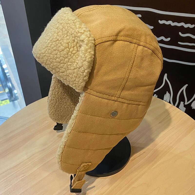 Muškarci Ženska kapa za zaštitu ušiju Trapper Bomber Warm Trooper naušnice Zimska skijaška kapa Čvrsta pahuljasta kapa od umjetnog krzna Kape s šeširom
