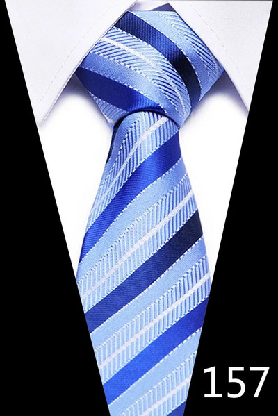 Modes kaklasaite 7,5 cm kaklasaites vīriešiem 100 stilu roku darbs, zils, sarkans svītrains punkts kāzu ballītes darba vietai