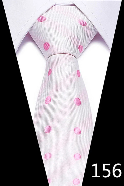 Modes kaklasaite 7,5 cm kaklasaites vīriešiem 100 stilu roku darbs, zils, sarkans svītrains punkts kāzu ballītes darba vietai