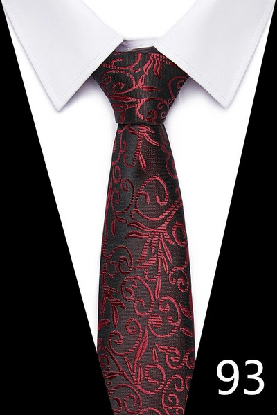 Modes kaklasaite 7,5 cm kaklasaites vīriešiem 100 stilu roku darbs, zils, sarkans svītrains punkts kāzu ballītes darba vietai