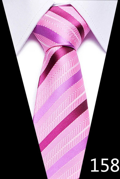 Modes kaklasaite 7,5 cm kaklasaites vīriešiem 100 stilu roku darbs, zils, sarkans svītrains punkts kāzu ballītes darba vietai