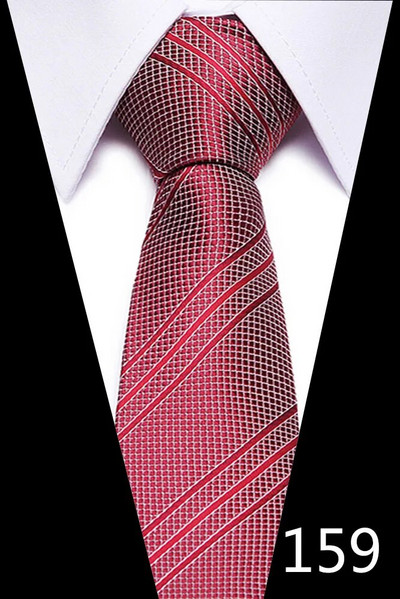 Modes kaklasaite 7,5 cm kaklasaites vīriešiem 100 stilu roku darbs, zils, sarkans svītrains punkts kāzu ballītes darba vietai