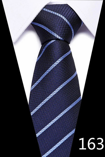 Modes kaklasaite 7,5 cm kaklasaites vīriešiem 100 stilu roku darbs, zils, sarkans svītrains punkts kāzu ballītes darba vietai