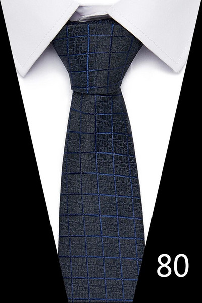 Modes kaklasaite 7,5 cm kaklasaites vīriešiem 100 stilu roku darbs, zils, sarkans svītrains punkts kāzu ballītes darba vietai